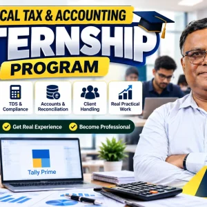 Tax Professional - 24 Weeks LIVE Internship-এ CA-র সাথে হাতে-কলমে শিখুন